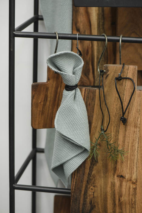 Vintage Spüllappen 25cm Mynte Grün Gestrickt 100% Baumwolle OEKO-TEX 100