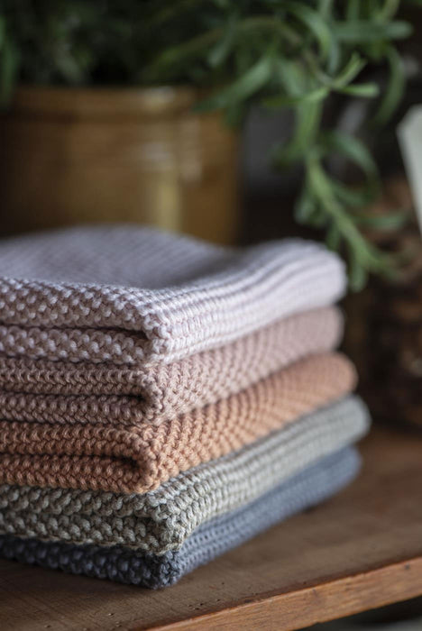 Vintage Spüllappen 25cm Mynte Grün Gestrickt 100% Baumwolle OEKO-TEX 100