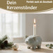KI-generiertes Bild,Exklusiver Kerzenständer Schweinchen 10cm Stabkerzen-Kerzenhalter Kerzenleuchter