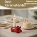 KI-generiertes Bild,Exklusiver Kerzenständer Schweinchen 10cm Stabkerzen-Kerzenhalter Kerzenleuchter