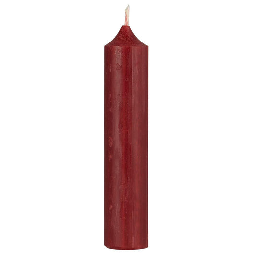 Exklusive Stabkerzen Ribe Rustik 6´er Set Bordeauxrot 11x2,2cm Made in Denmark Spitzkerzen