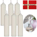 Exklusive Stabkerzen Ribe Rustik 6´er Set Elfenbein 11x2,2cm Made in Denmark Spitzkerzen