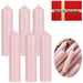 Exklusive Stabkerzen Ribe Rustik 6´er Set Hellrosa 11x2,2cm Made in Denmark Spitzkerzen