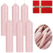 Exklusive Stabkerzen Ribe Rustik 6´er Set Hellrosa 11x2,2cm Made in Denmark Spitzkerzen