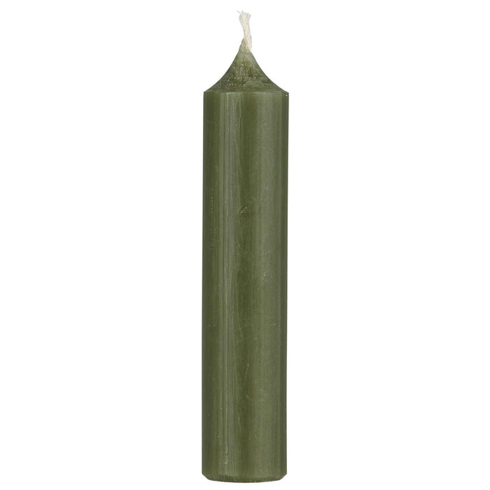 Exklusive Stabkerzen Ribe Rustik 6´er Set Waldgrün 11x2,2cm Made in Denmark Spitzkerzen