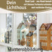 KI-generiertes Bild,Teelichthaus Lichterhaus Nyhavn 19cm Kirche Weiß Stillenat Keramik Teelichthalter