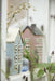 Teelichthaus Lichterhaus Nyhavn 17cm Blau Keramik Fachwerkhaus Teelichthalter