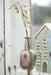 Teelichthaus Lichterhaus Nyhavn 17cm Blau Keramik Fachwerkhaus Teelichthalter