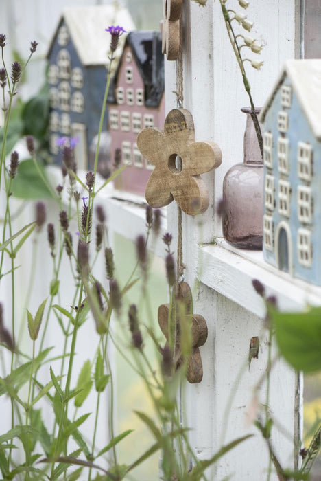 KI-generiertes Bild,Teelichthaus Lichterhaus Nyhavn 23cm Braun Keramik Fachwerkhaus Teelichthalter