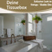 Tissue-Box Holz 31cm Braun Ziegelform Kosmetiktuch-Spender Taschentuch