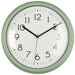 Nostalgische Wanduhr Grün 26cm Leicht Ablesbar Vintage Küchenuhr Bürouhr Retro