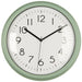 Nostalgische Wanduhr Grün 26cm Leicht Ablesbar Vintage Küchenuhr Bürouhr Retro