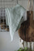 Vintage Stoffserviette 45x45cm Freja Mint Grün Serviette Vollzwirn Leinen Baumwolle