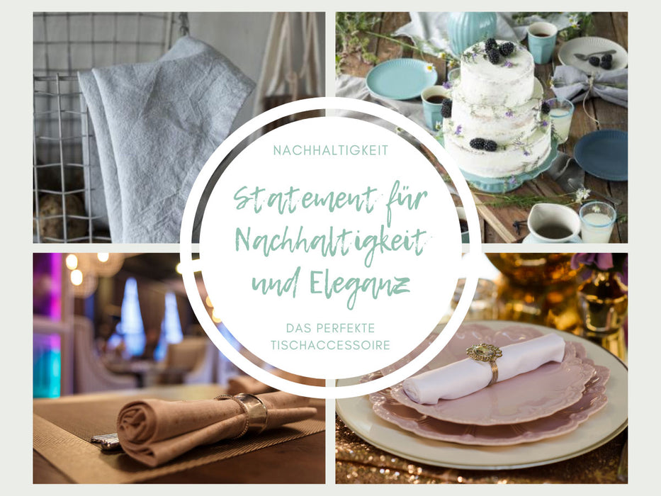 Vintage Stoffserviette 45x45cm Freja Mint Grün Serviette Vollzwirn Leinen Baumwolle