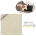Vintage Topflappen 22cm Mynte Latte Cream Gestrickt 100% Baumwolle OEKO-TEX 100