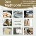 KI-generiertes Bild,Vintage Topflappen 22cm Mynte Midnight Blau Gestrickt 100% Baumwolle OEKO-TEX 100