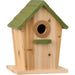Holz Vogelhaus Nistkasten 22cm Rømø Grün Vogelhäuschen Meisenkasten