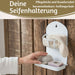 IB Laursen Seifenschale Emaille Weiß 21cm mit Ablauf Wandmontage Seifenhalter
