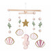 JaBaDaBaDo 3D Holz Mobile Seepferdchen Muschel T282 Baby Kinderzimmer