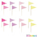 JaBaDaBaDo 16 Partypicker Rosa Pink Fahnenpicker Geburtstag Z17146