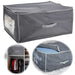 XL Vlies Unterbettkommode Grau 60x45x30cm Jumbo Unterbettbox Aufbewahrungsbox