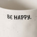 XL Jumbo Kaffeebecher 420ml Spruch Be Happy Henkelbecher Kaffeetasse