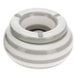XL Sturmaschenbecher 14x9cm Grau Weiß Windaschenbecher Aschenbecher