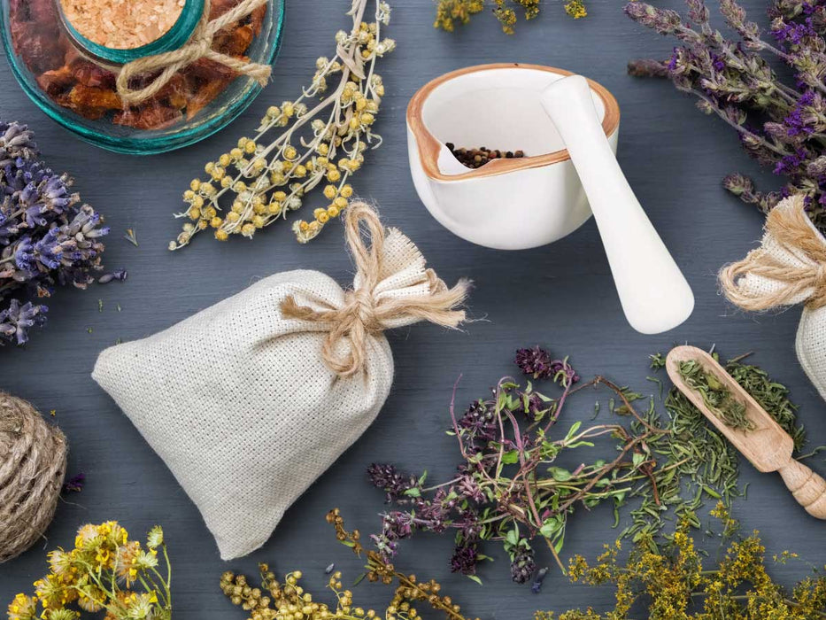 Keramik Mörser Stößel Set Braun Weiß Ø 12cm kleiner Gewürzmörser Zerkleinerer