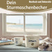Sturmaschenbecher Lieblingsplatz 10x7,5cm Maritim Weiß Blau Windaschenbecher Aschenbecher