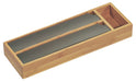 3-fach Holz Folienspender Bambus Schubladen Alufolienspender Folienschneider