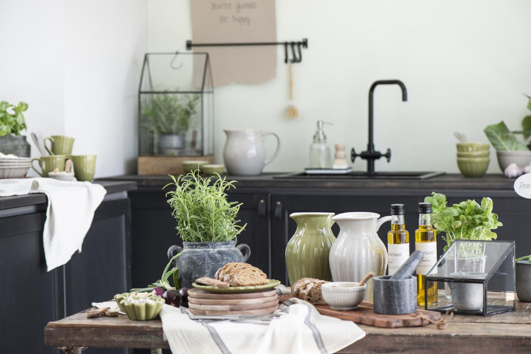 Holz Griffbrett Servierbrett 45cm Akazie XL Eckig Schneidebrett Tranchierbrett