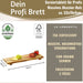 XL Vesperbrett Servierbrett 53cm Akazie Schneidebrett Serviertablett auf Füßen