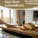 XL Vesperbrett Servierbrett 53cm Akazie Schneidebrett Serviertablett auf Füßen