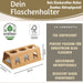 Holz Flaschenständer Bambus passend für 3 Sodastream Flaschen Abtropfschale
