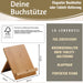 KI-generiertes Bild,Holz Kochbuchhalter Bambus 23x18cm Braun Tablett-Halterung für iPad´s