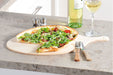 Holz Flammkuchenbrett Pizzabrett 50cm Birke Gastro Servierbrett