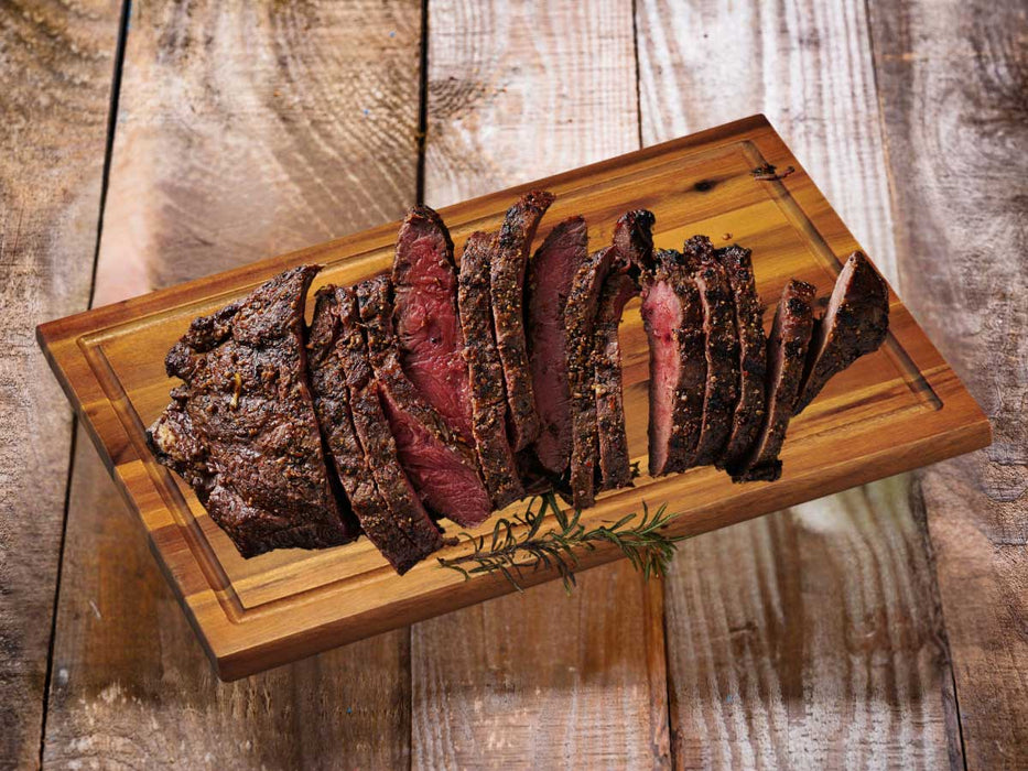 Profi Holz Schneidebrett Akazie 32x21x1,5cm Saftrille Küchenbrett Tranchierbrett