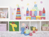 Kinder Aufbewahrungsbox Giraffe 30cm Faltbar Spielzeug Organizer für Ikea Kallax