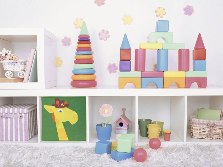 Kinder Aufbewahrungsbox Giraffe 30cm Faltbar Spielzeug Organizer für Ikea Kallax