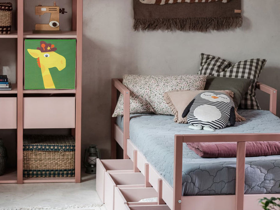 Kinder Aufbewahrungsbox Giraffe 30cm Faltbar Spielzeug Organizer für Ikea Kallax