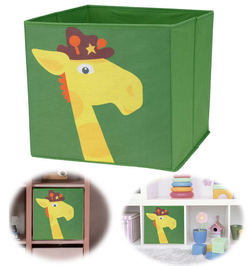 Kinder Aufbewahrungsbox Giraffe 30cm Faltbar Spielzeug Organizer für Ikea Kallax