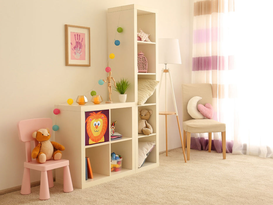 Kinder Aufbewahrungsbox Löwe 30cm Faltbar Spielzeug Organizer für Ikea Kallax