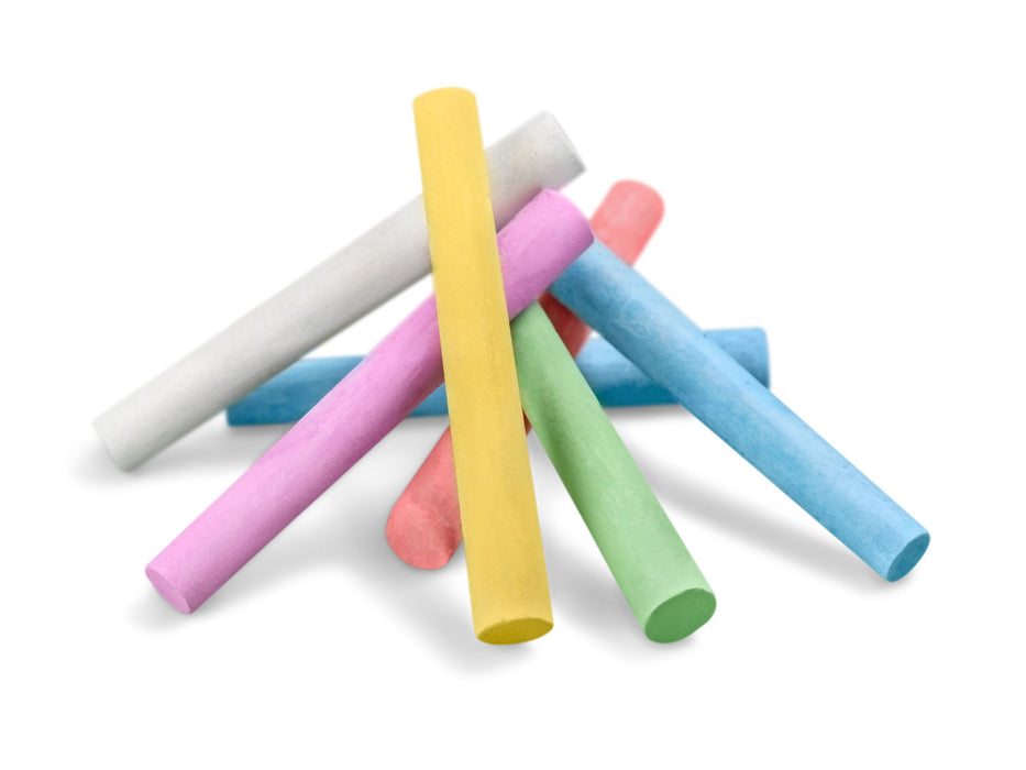 54x XL Straßenkreide 10cm Eimer Jumbo Straßenmalkreide Stifte Bunt Malkreide