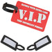 KI-generiertes Bild XL 3D Kofferanhänger Rot VIP 10,5cm Namensschild Gepäckanhänger
