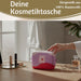 KI-generiertes Bild,Kosmetiktasche Herz 14x11cm kleine Schminktasche Kulturtasche Waschtasche