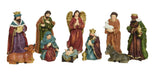 Krippenfiguren Set 10 Figuren 13cm Traditionell Handbemalt Krippe Krippenset Xmas