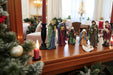 Krippenfiguren Set 7 Figuren 12cm Traditionell Handbemalt Krippe Krippenset Xmas