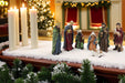 KI-generiertes Bild,Krippenfiguren Set 7 Figuren 12cm Traditionell Handbemalt Krippe Krippenset Xmas