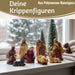 KI-generiertes Bild,Krippenfiguren Set 8 Figuren 11cm Traditionell Handbemalt Krippe Krippenset Xmas