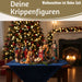 KI-generiertes Bild,XL Krippenfiguren Set 9 Figuren 15cm Traditionell Handbemalt Krippe Krippenset